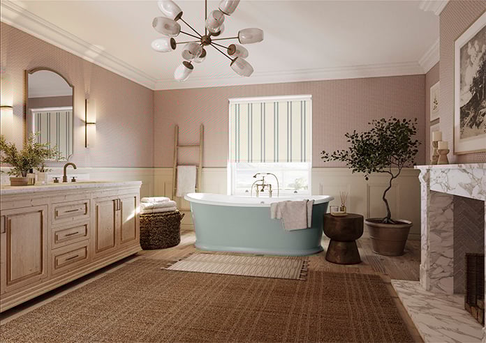 Winnies Stripe, Cross - Roller Blind - Image 7